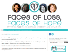 Tablet Screenshot of facesofloss.com